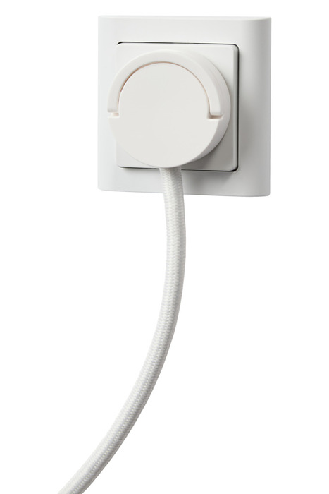 Stikprop vinkel schuko mini hvid - Elworks